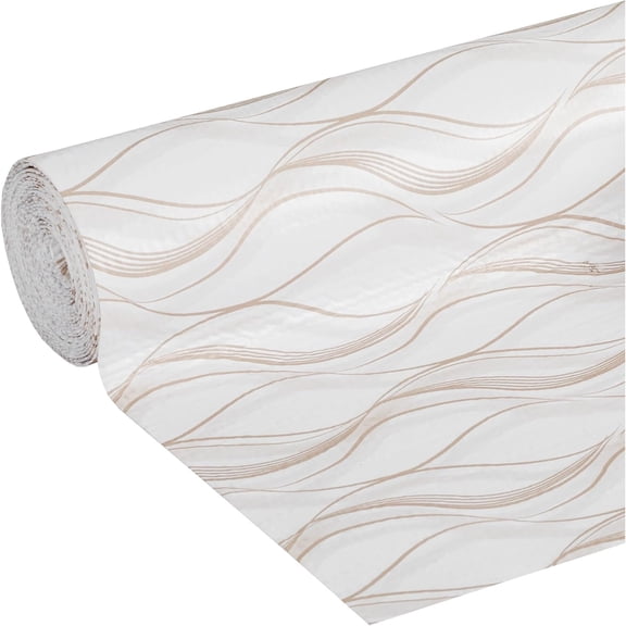 Cabinets & Drawers - Easy to Install & Cut to Fit - Shelf Paper & Drawer Liner Non Adhesive - Non Slip Shelf Liner - 12in. x 10ft. - 6 Roll Project Pack