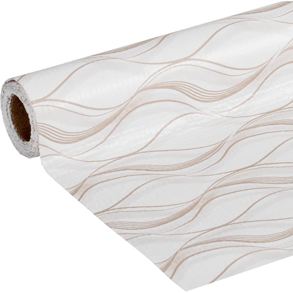 Cabinets & Drawers - Easy to Install & Cut to Fit - Shelf Paper & Drawer Liner Non Adhesive - Non Slip Shelf Liner - 20in. x 6ft. - 6 Roll Project Pack