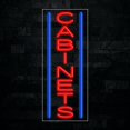 thumbnail image 1 of Cabinets LED Neon Sign 12"L x 30"H #31528, 1 of 3