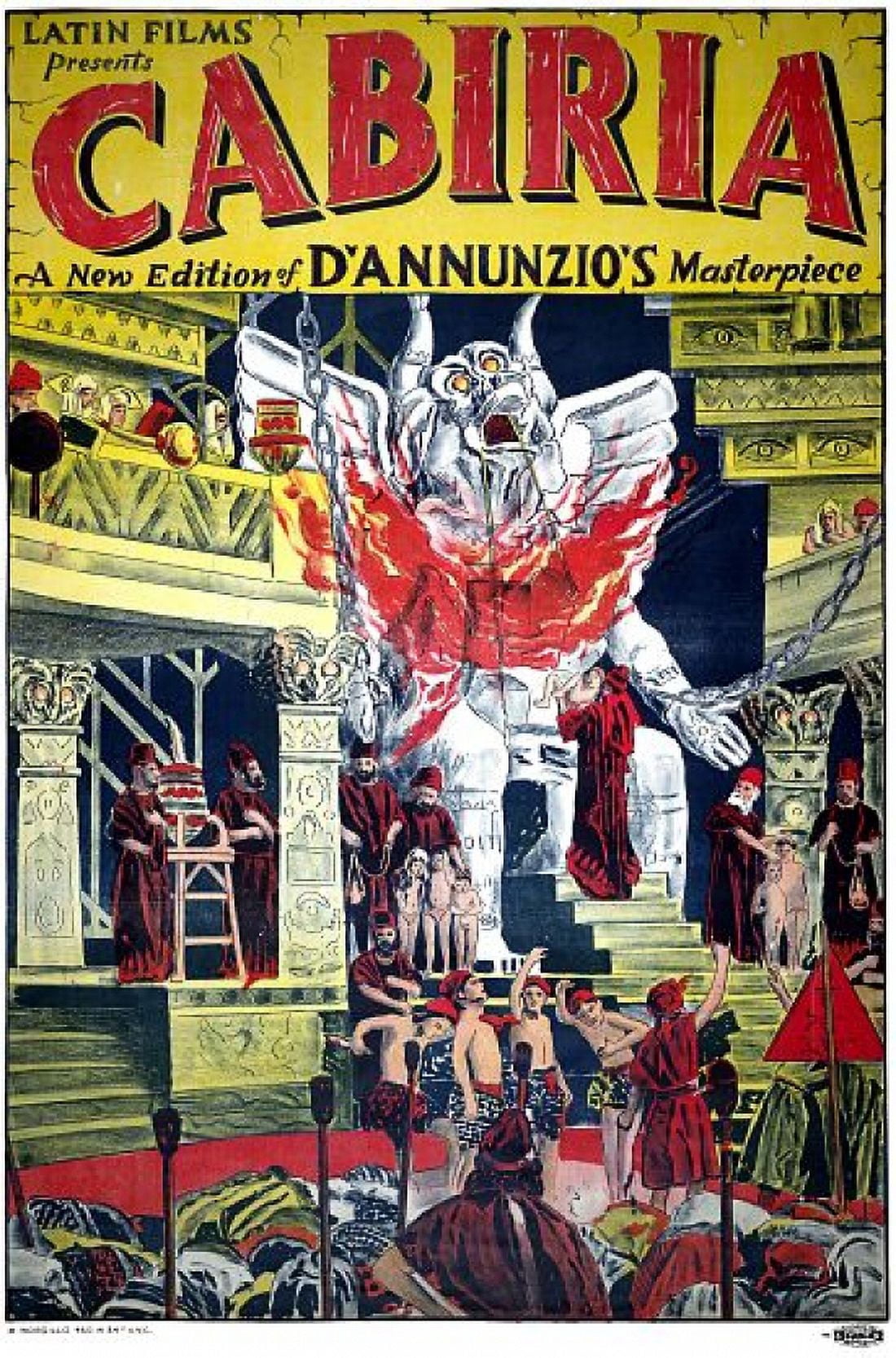 Cabiria Movie DAnnunzio Canvas Art - (36 x 54)