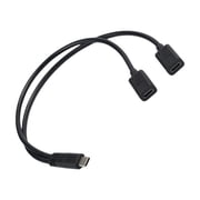 Cable 15W Fast Charging Cord USB C Male to Double USB C Female Charging Adapter Cable for Phone Splitter Cable