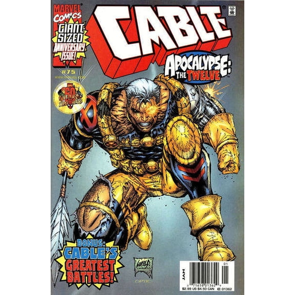 Cable #75 (Newsstand) VF ; Marvel Comic Book