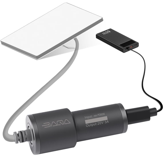 DAQA Starlink Mini Cable Adapter, USB C to DC Adapter for Starlink Mini, PD 60W Input Output 60W, Portable Waterproof Power Converter, Compatible with 100M Original Cable