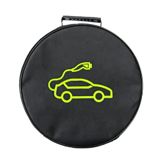 Cable Bag Jumper Cable Bag Durable Polyester Cable Bag Containers Black