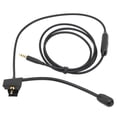 thumbnail image 1 of Cable Boom Microphone Noise Reduction Microphone Audio Cable with Mute Control for QC35 QC35 II Gaming Headsets, 1 of 8