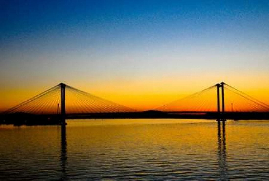 Cable Bridge Canvas Art - Erin Berzel (12 x 18)