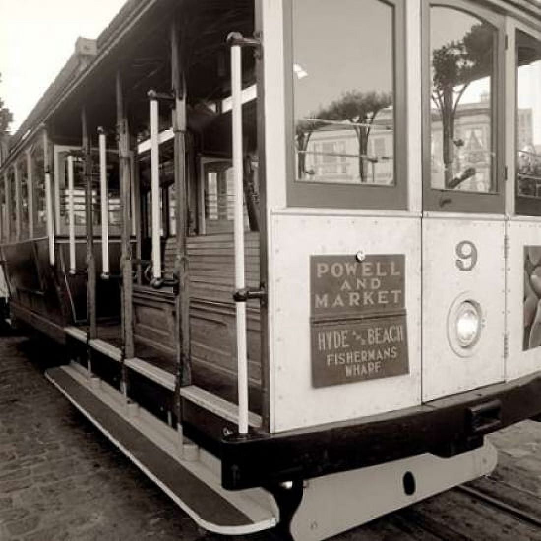 Cable Car - 4 Canvas Art - Alan Blaustein (24 x 24)
