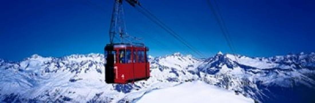 Cable Car Andermatt Switzerland Canvas Art - Panoramic Images (18 x 6)