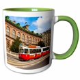 thumbnail image 1 of 3drose, Cable Car, Ringstrasse of Vienna, Austria - Eu03 Mgl0039 - Miva Stock, 15oz Two-tone Green Mug, 1 of 6