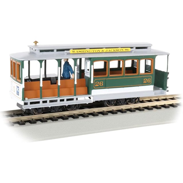 Cable Car with Grip Man Christmas HO Scale