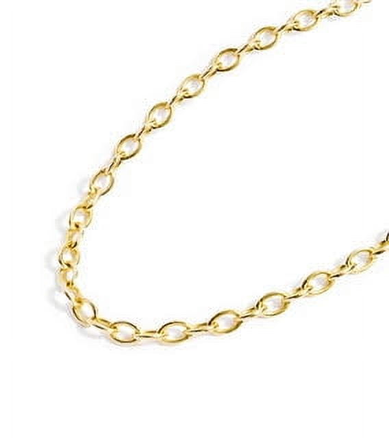 Gold Cable Chain, 7 x 6mm, Oval Link, Gold Chain, Bracelet Chain, Neck –  LylaSupplies