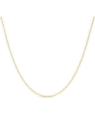 3mm Sterling Silver Solid Flat Rope Chain Necklace, 18 Inch 