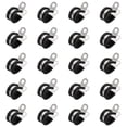 thumbnail image 1 of Cable Clamps, 304 Stainless Steel Conduit Clamp Cable Rigid Pipe Strap Metal Rubber Clips for Pipes 5/8", 1 of 7
