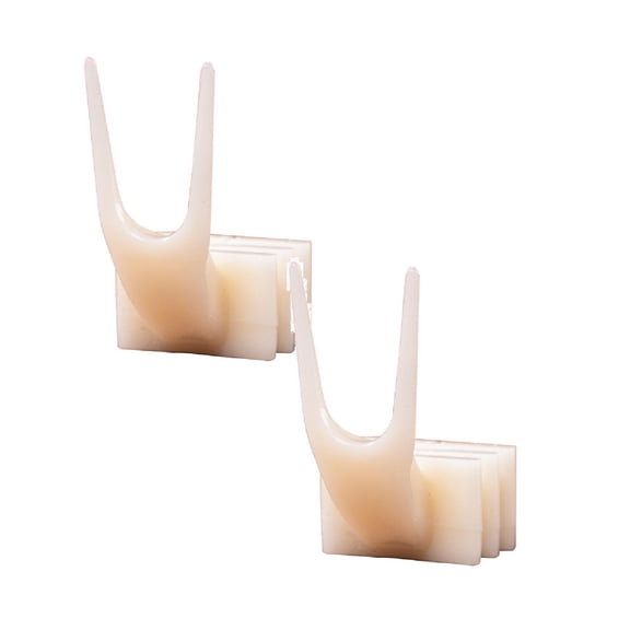 Cable Clip U Shape Wire Holder Plastic Cable Organizer Wall Mount Cord Holder Pack of 2