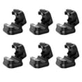 thumbnail image 1 of Cable Clips 6Pack Spring Cable Holder Clips Spring Cord Organizer Holder Phone Charging Cord Holders Slot Desk Office Accessory (Black), 1 of 6