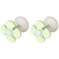 thumbnail image 1 of Cable Clips, Cord Holder, Flower Cable Organizer, Beautiful Flower Shaped Cable Clips, Adhesive Cord Clips, Desk Cable Management Wire Holder for Headphones, Chargers, and USB Cables,Green 2 Pcs, 1 of 7
