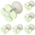 thumbnail image 1 of Cable Clips, Cord Holder, Flower Cable Organizer, Beautiful Flower Shaped Cable Clips, Adhesive Cord Clips, Desk Cable Management Wire Holder for Headphones, Chargers, and USB Cables,Green 5 Pcs, 1 of 7