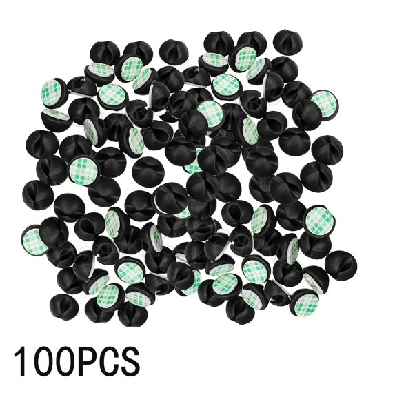 Cable Clips Organizer Wire er Self for Charging Cable Organizing Wires , Black