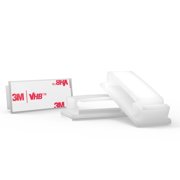 Cable Clips with Strong Self-Adhesive, XIAOXI Multipurpose Wire Clamps for Cable Management and Cable Runs, TV PC Wire Holder Sticky Tidy - 20pcs (White)