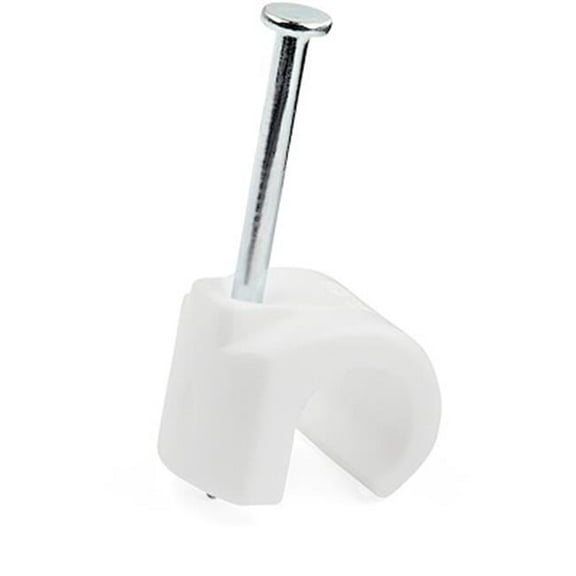 Cable Clips with Nail Reusable - Large - Pack of 100