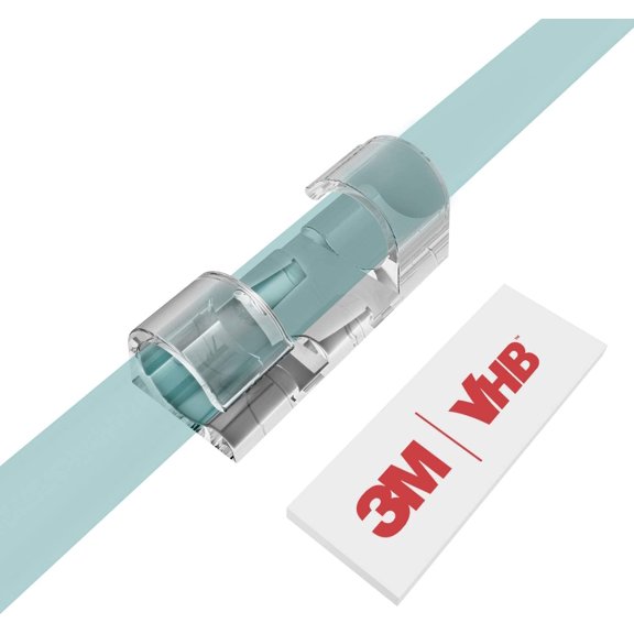 Cable Clips with Strong Self-Adhesive, Cable Management TV PC Wire Holder Sticky Tidy and Organier Cord and Wires - 40 Pcs (ar)