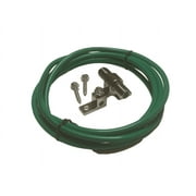 Cable Communications Antenna Grounding Kit: 10 AWG Solid Copper Wire (5ft) and PPC Coax Ground Block