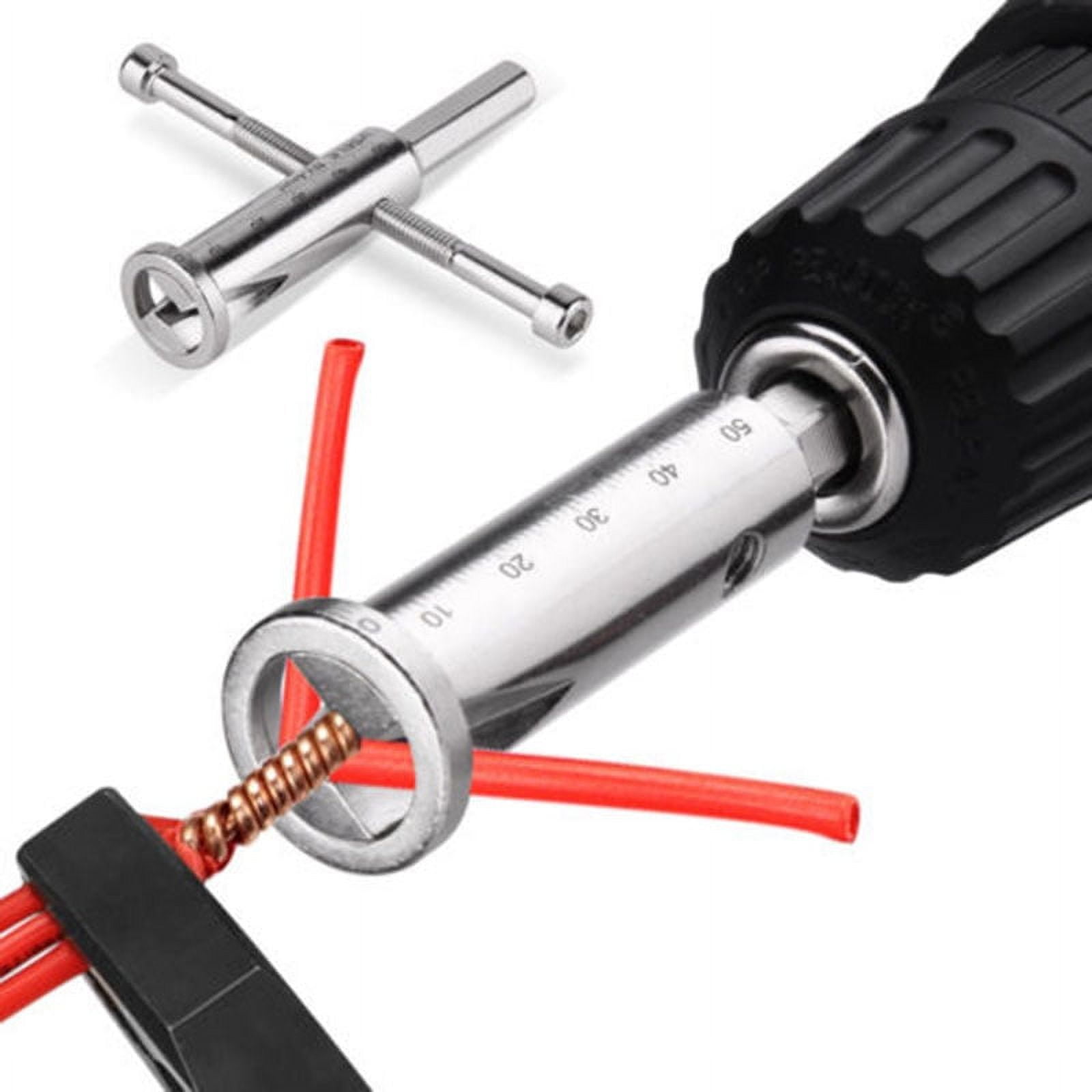 Electrical Twist Wire Tool 5 Hole Electrician Universal Automatic Twisting  Wire Stripping Doubling Machine Connector