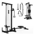 thumbnail image 1 of Cable Crossover Machine,Lat Pull Down Machine with Adjustable 16 Positions Dual Pulley System,Wall Mounted Pulley Tower functional traine for Home Gym Fitness, 1 of 6