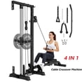 thumbnail image 1 of Cable Crossover Machine,Lat Pull Down Machine with Adjustable 16 Positions Dual Pulley System,Wall Mounted Pulley Tower functional traine for Home Gym Fitness, 1 of 6