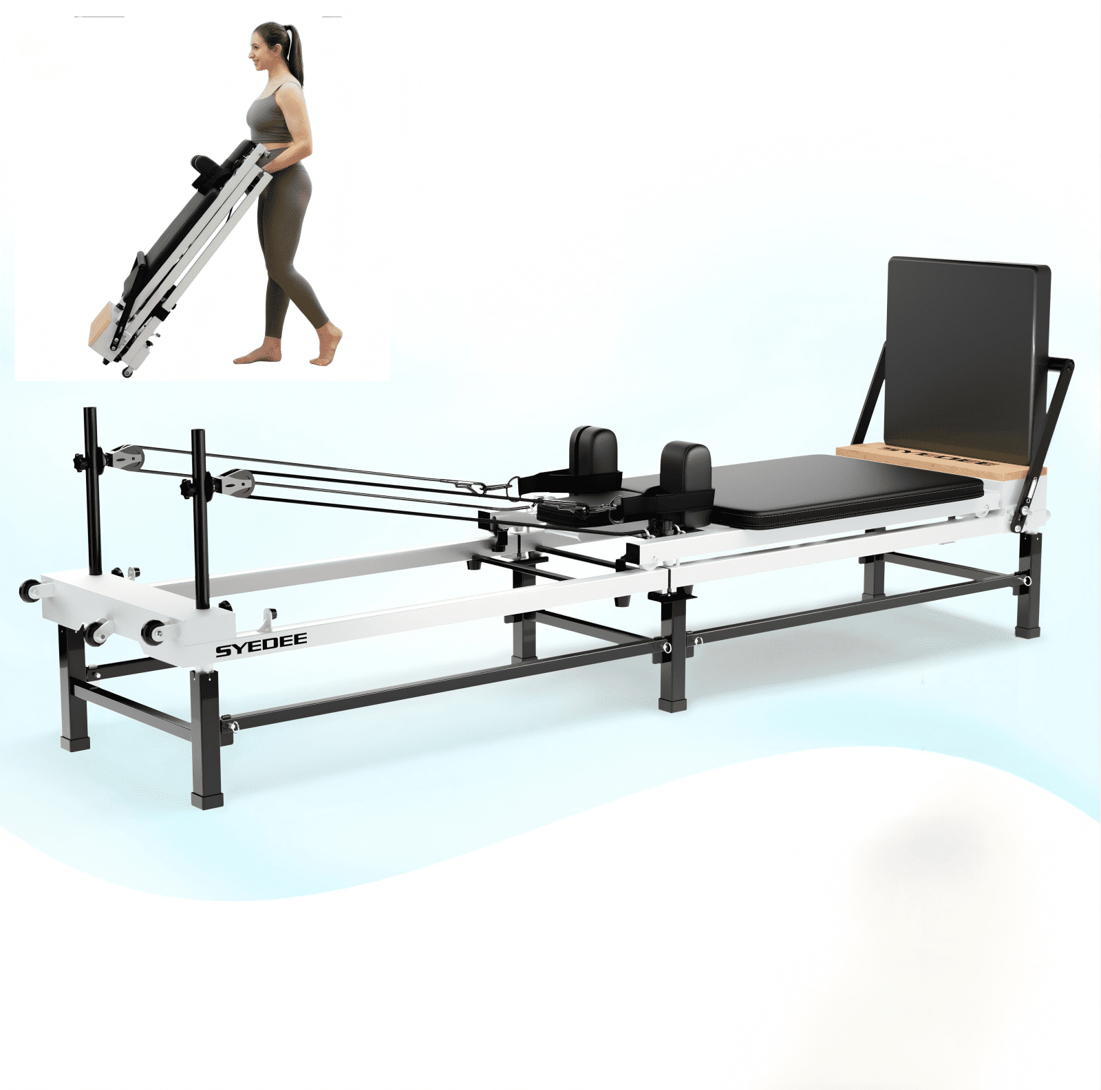 Syedee Cable Crossover Machine, Home Gym Equipment, Dual Pulley