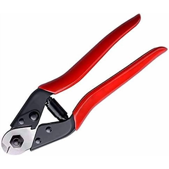 Cable Cutter,Heavy Duty Wire Rope Cutter for DIY Projects,Railing,Decking,Wire Seals & Bicycle Cable | Sharp & Precise One-Hand Operation Steel Cable Cutter