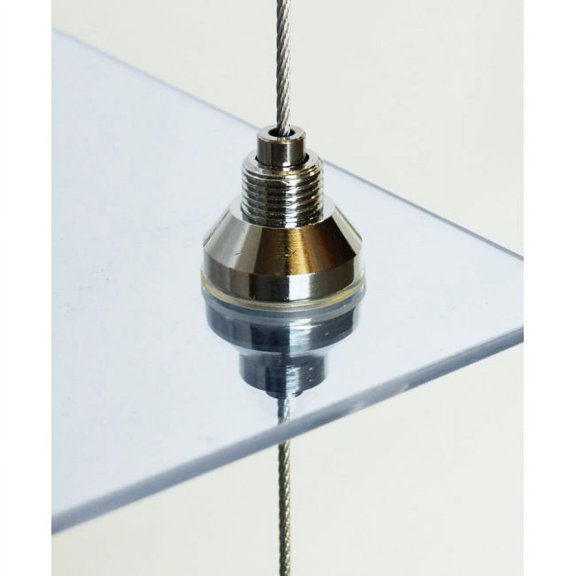 Cable Display Systems: Fixing Style Shelf Support (Closed Top) 6 pcs - Great for Display Panels and Trade Shows! (Displays, Signs, Hardware, Advertising, Promotional)