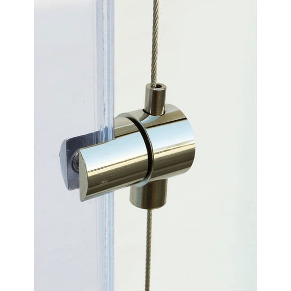 Cable Display Systems: Universal Single-Sided Clamp - 6 pcs Great for Trade Shows and Special Event Displays (Marketing, Advertising, Promotional)