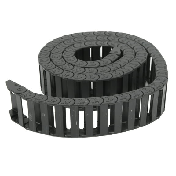 Cable Drag Chain Wire Carrier 10x30mm Internal Size 1m Length with End Connector for CNC