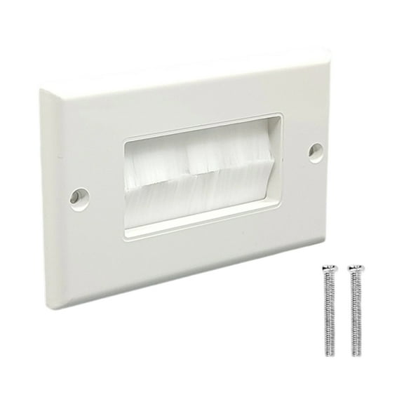 Cable Entry Wall Plate Cable Management Panel For Compatibility And Prevention