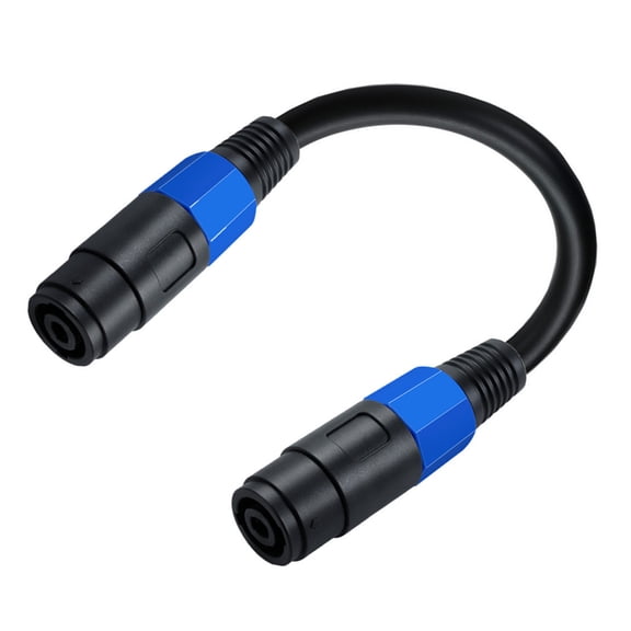 Speakon Cable, 18 Gauge (AWG) Speakon Extension Cable, Speakon Female to Female Adapter Connector Cable