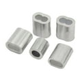 thumbnail image 1 of Cable Ferrule 100PCS, Aluminum Crimping Loop Sleeve For Wire Rope, 1 of 6