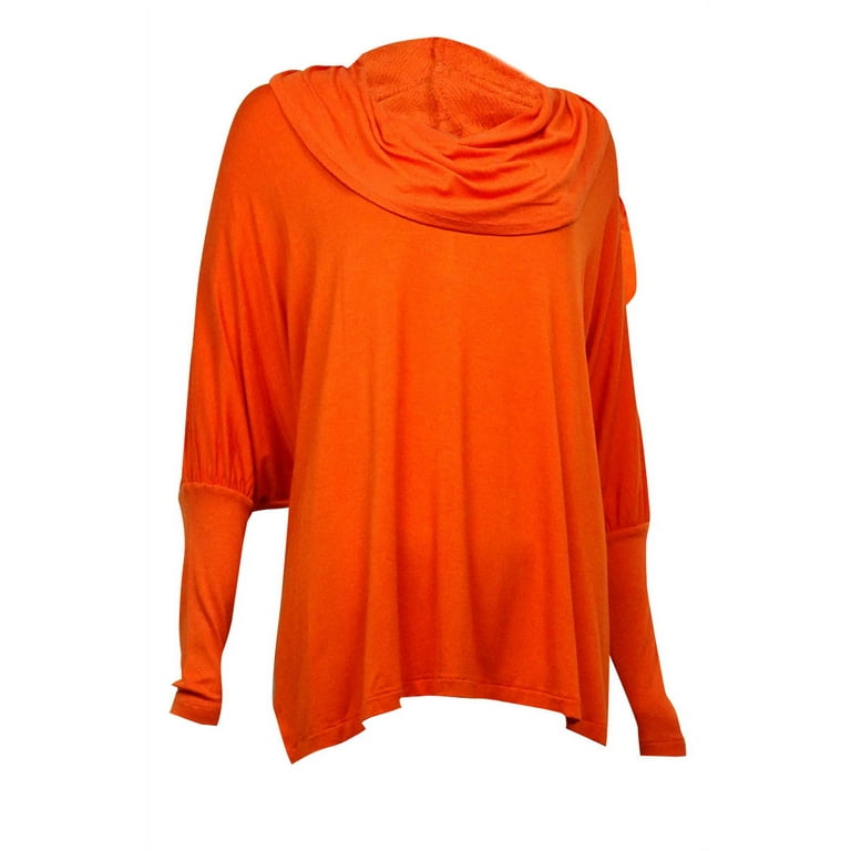 Cable Gauge Women s Cowl Neck Knit Dolman Top Walmart