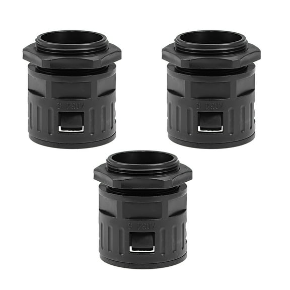 Cable Gland Corrugated Tube Connector AD34.5 Ripple Pipe Joints Pipe Clamps 3 pcs