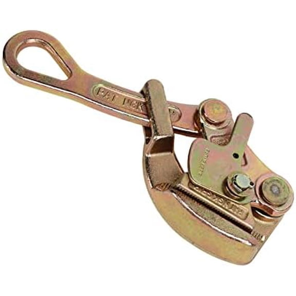 Cable Grip Puller, Steel Wire Puller Ergonomic Design NonSlip Stable Performance Safe for RV Truck (2T), Cable Gripper Puller, Steel Rope Jaw Pulling Tool for Zip Line Barbwire Dock Cable Rope$$Tools