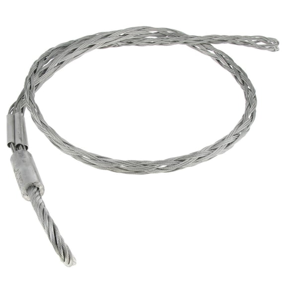 Cable Grip Pulling Socks 25-50mm Wire Puller, Galvanized Steel, Flexible Eye