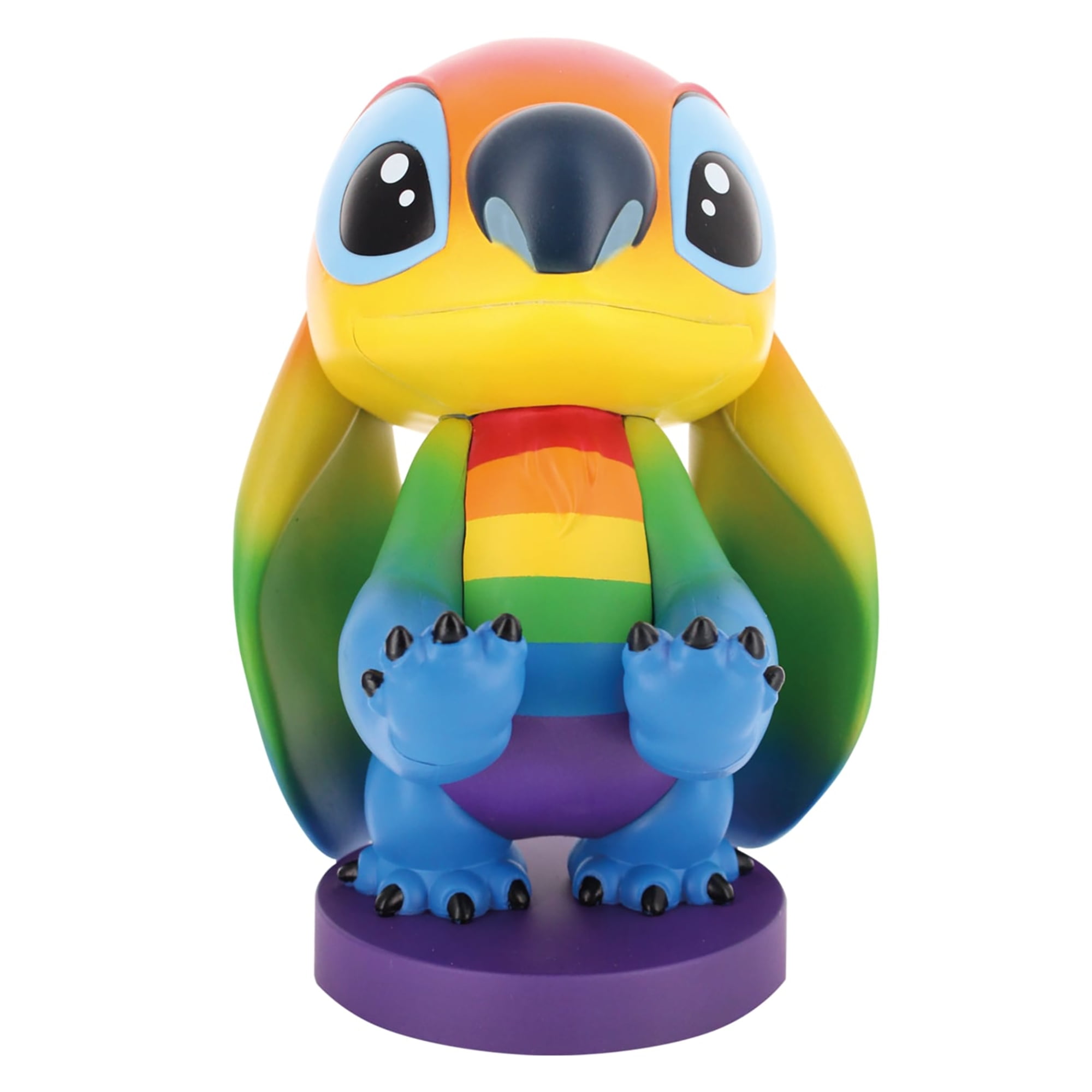 Cable Guys: Lilo & Stitch RAINBOW STITCH Mobile Phone & Gaming Controller Holder - Disney Figure, Exquisite Gaming