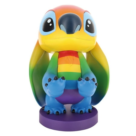 Cable Guys: Lilo & Stitch RAINBOW STITCH Mobile Phone & Gaming Controller Holder - Disney Figure, Exquisite Gaming