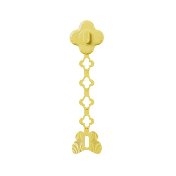 Cable Holder Yellow Power Cord Plug Organizer For Kitchen Countertop Storage 1 Pack