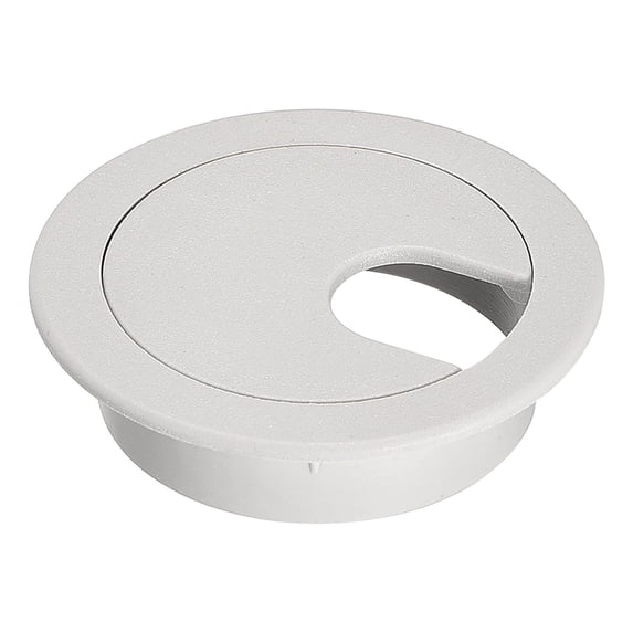 Cable Hole Cover, 1-3/8" Plastic Desk Grommet for Wire Organizer 5 Pcs (Gray)