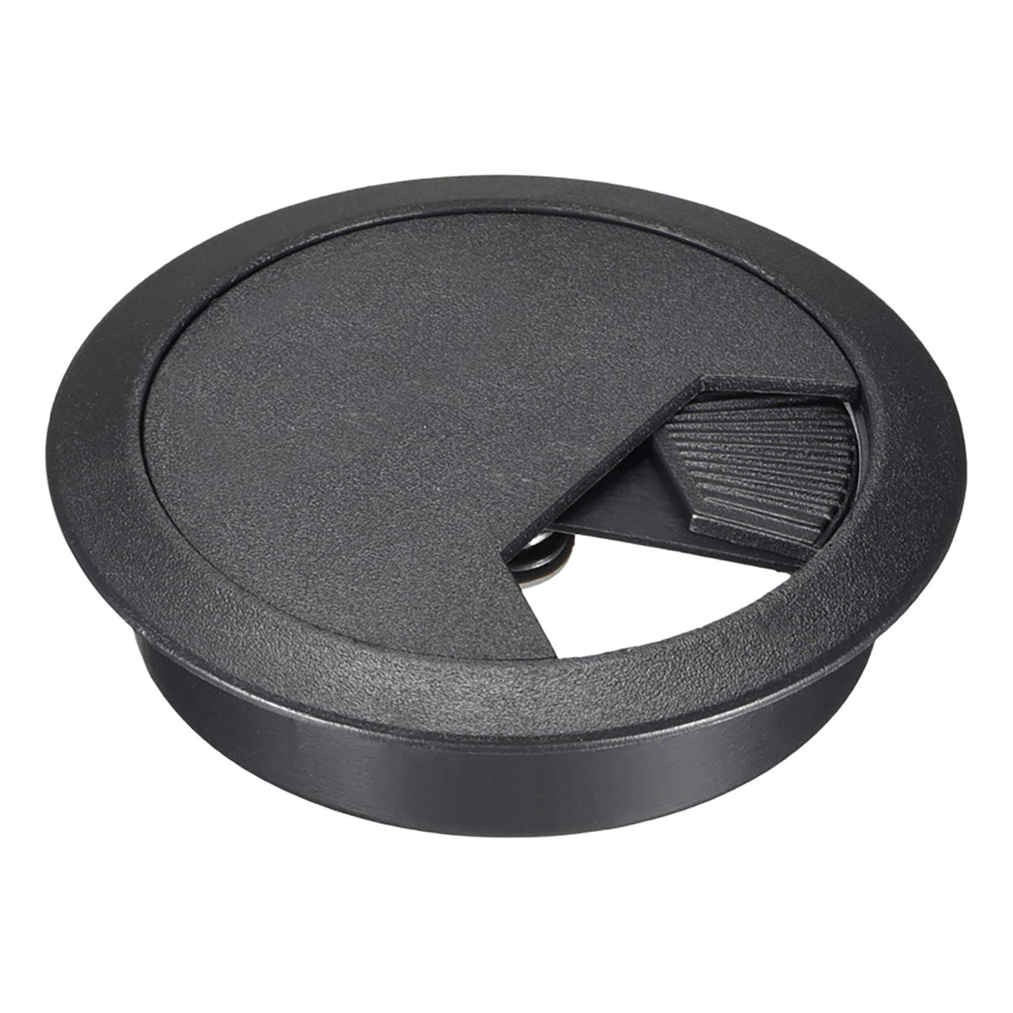 White Industrial Wire & Cable Management 3-Inch Black Round Wire ...