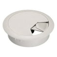 thumbnail image 1 of Cable Hole Cover, 2" Plastic Desk Grommet for Wire Organizer 5 Pcs (Gray), 1 of 4
