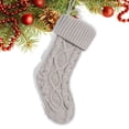 thumbnail image 1 of Cable Knit Christmas Stockings,Vintage Double Sided Xmas Stockings for Fireplace Mantel,Home Holiday Decor, Family Gift Filling,Christmas Party Supplies, and Festive Tree Decoration, 1 of 6