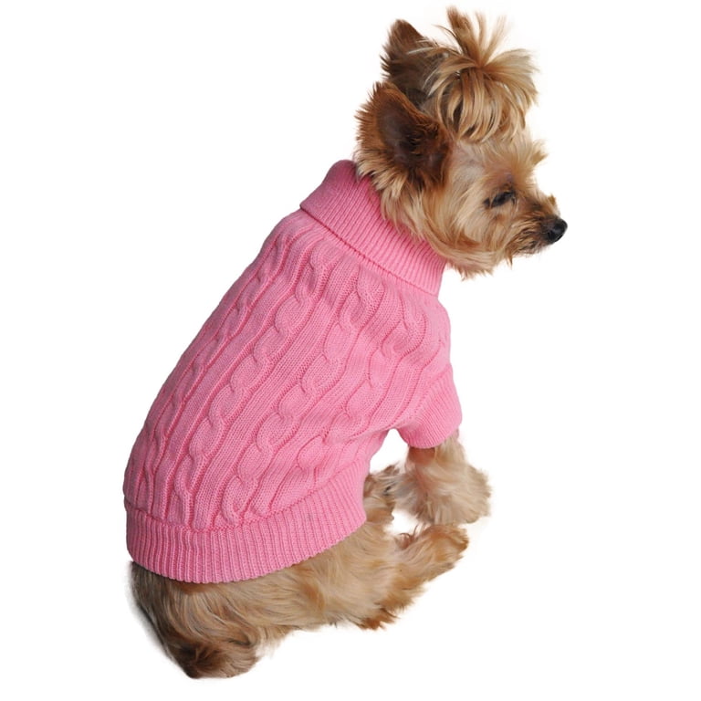 cable knit dog sweater Fisherman Cable Knit Dog Sweater