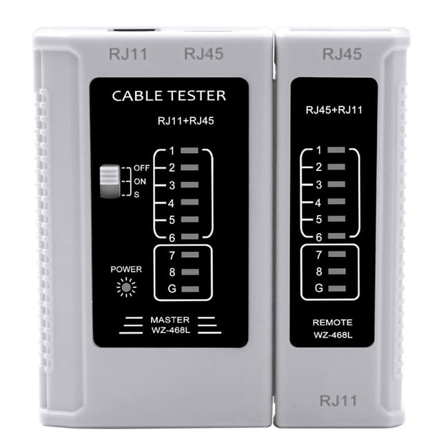 Cable LAN Tester， RJ45 RJ11 Network Cable LAN Tester Wire Telephone ...